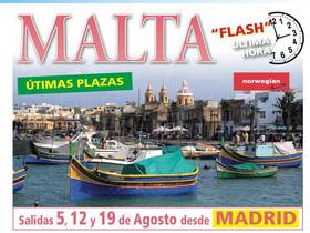 ULTIMAS PLAZAS MALTA!